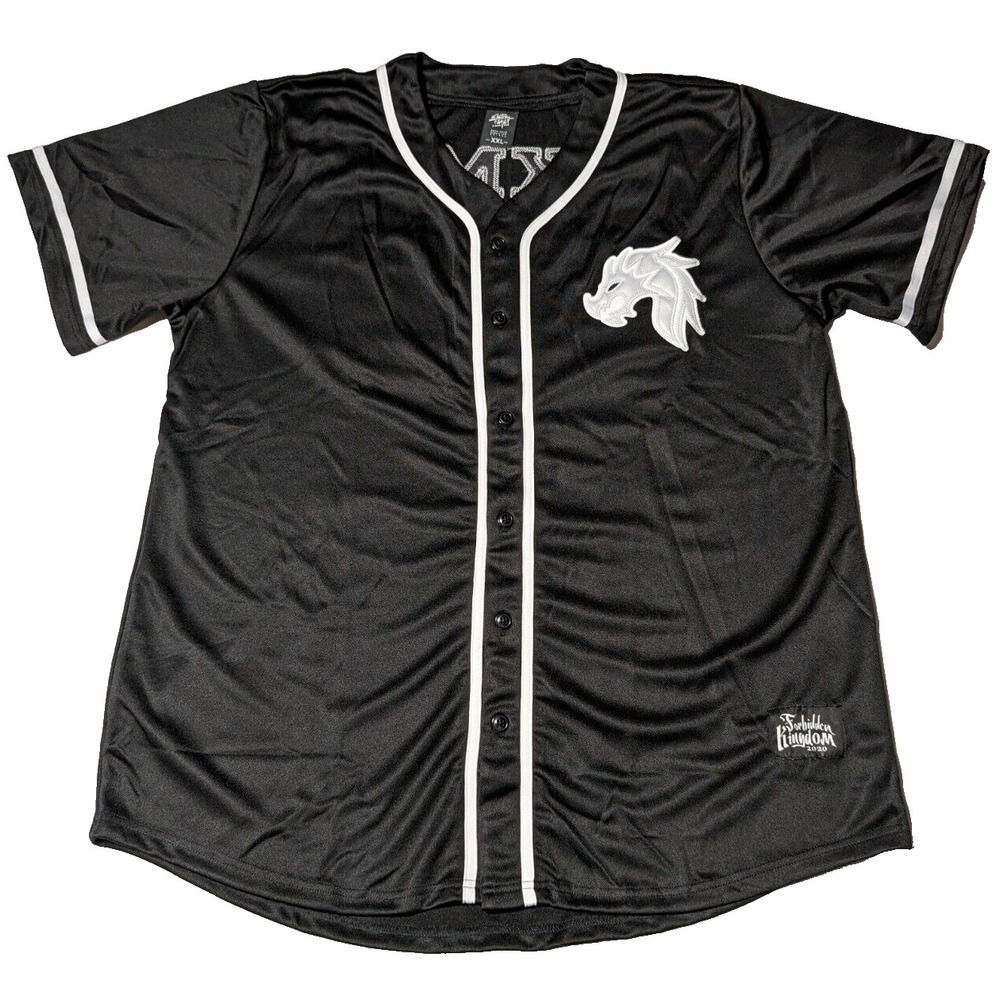 ELECTRIC FAMILY FORBIDDEN KINGDOM MUSIC FESTIVAL 2020 Men 2XL Black Jersey EUC